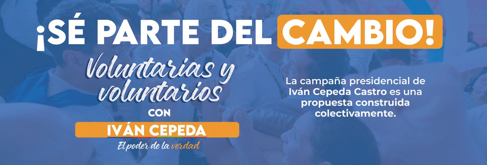 Sé parte del cambio